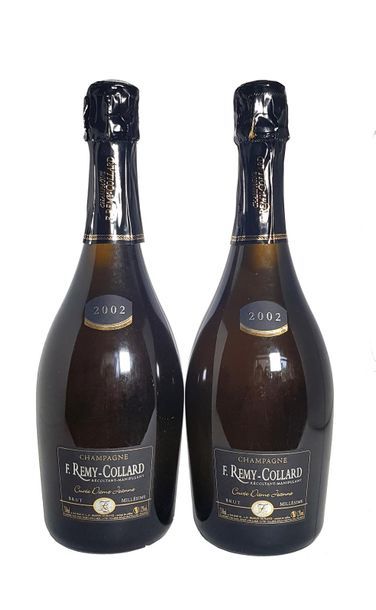 null Deux bouteilles de Champagne Rémy COLLARD Brut Cuvée Dame Jeanne Millésime 2002

Lot...