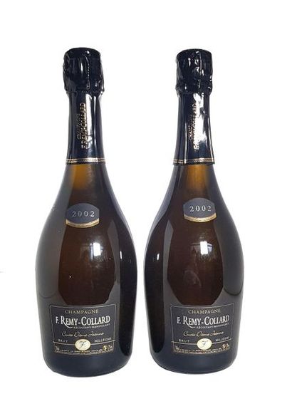 null Deux bouteilles de Champagne Rémy COLLARD Brut Cuvée Dame Jeanne Millésime 2002

Lot...