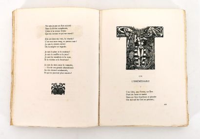 null Charles BAUDELAIRE - LES FLEURS DU MAL, decorated with woodcuts by Raphaël DROUART

Edition...