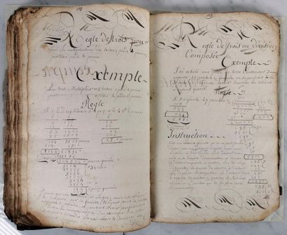 null MANUSCRIT – MANUEL D’ARITHMETIQUE, vers 1793 – 1815
146 pages, format 310 x...