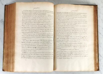 null GOUREAU, Dictionnaire Manuscrit de Goureau, H à Z
Manuscrit du XVIIIe siècle...