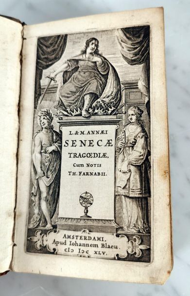 null SÉNÈQUE, Tragédies
Éditeur Joanesa BLAEU (1596-1673) à Amsterdam vers 1665
Notes...