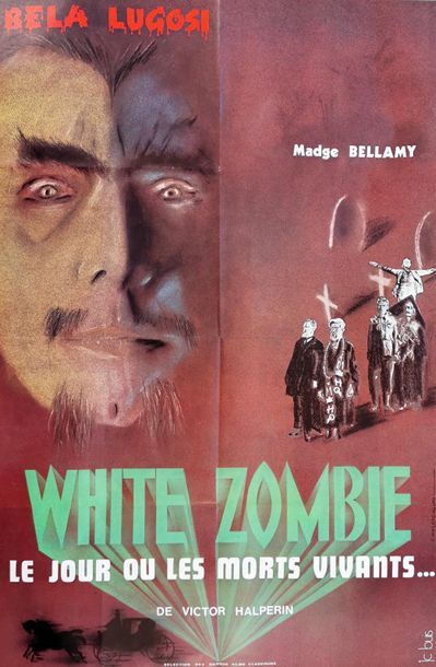 null Lot de onze affiches de cinéma (format environ 157 x 115 cm) :White Zombie (116...