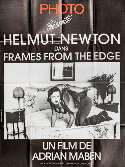 null Lot de neufs affiches de cinéma (format environ 157 x 115 cm) : Helmut Newton...