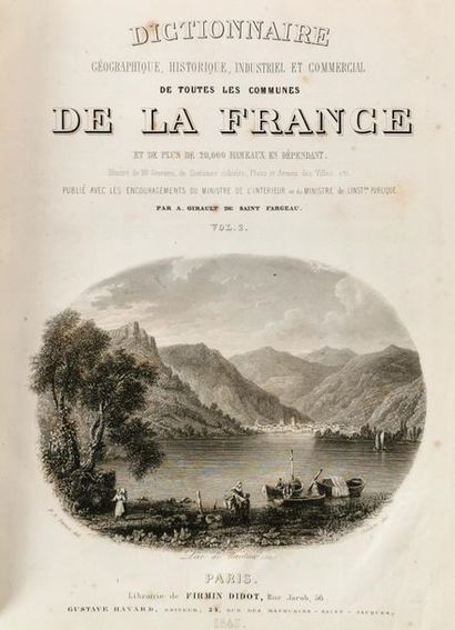 null GIRAULT DE SAINT-FARGEAU, Dictionnaire Géographique, Historique, Industriel...