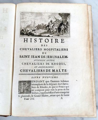 null L’ABBÉ de VERTOT (1655-1735), Histoire des Chevaliers Hospitaliers de S. Jean...