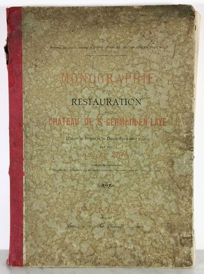 null Eugène MILLET (architecte élève de VIOLLET-LE-DUC), Monographie de la Restauration...