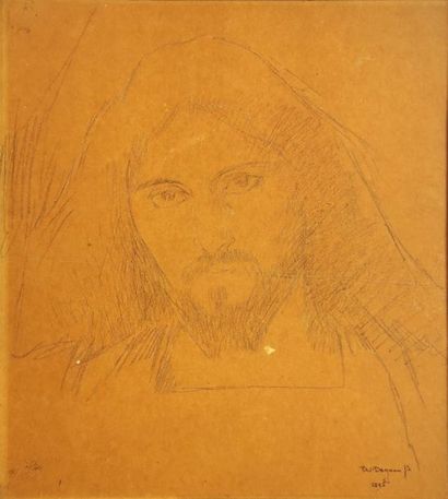 null Pascal Adolphe Jean DAGNAN-BOUVERET (1852-1929)
Étude du portrait du Christ...