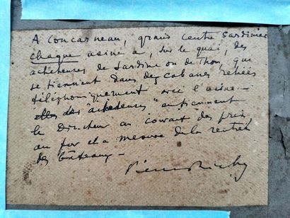 null Pierre RICHY (1877-1937)
Les acheteuses de sardines à Concarneau 
Crayon et...