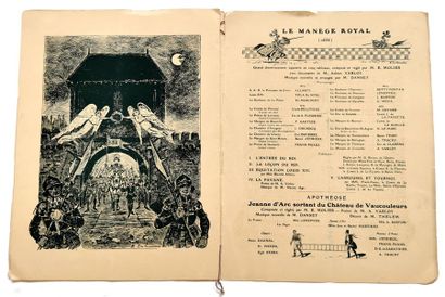 null Cirque MOLIER, programme de 1909
Pliure