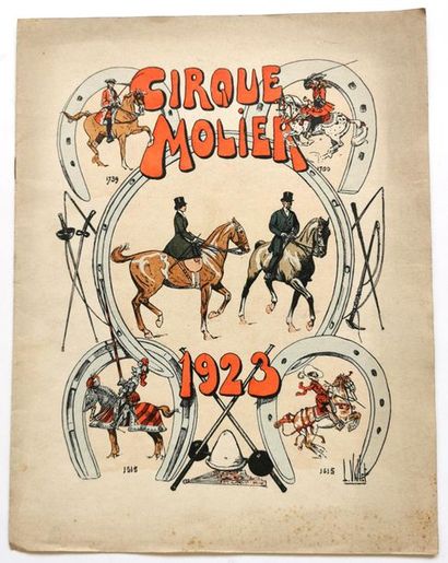 null Cirque MOLIER, programme de 1923
