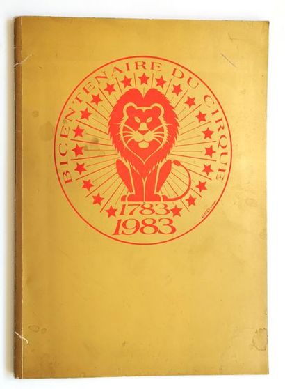 null Bicentenaire du cirque 1783-1983. Intéressant ouvrage édité pour le bicentenaire...