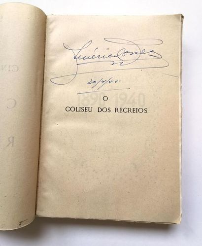 null Ricardo COVOES 
O cinquentenario do coliseu dos recreios, 1940, ouvrage en portugais
588...