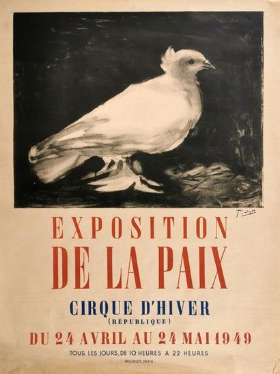 null Pablo 	PICASSO (1881-1973)
Exposition de la paix au Cirque d’hiver du 24 avril...