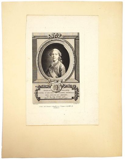 null Suite de cinq gravures et lithographies des XVIIIe et XIXe siècle
- S.A.R. Le...