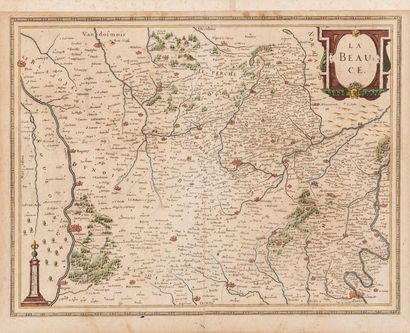 null Map of BEAUCE, 18th century
Colour engraving
42.5 x 52 cm at sight
Central fold,...