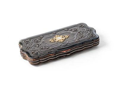 null Napoleon III period case for a Napoleon III period set in blackened pearwood...