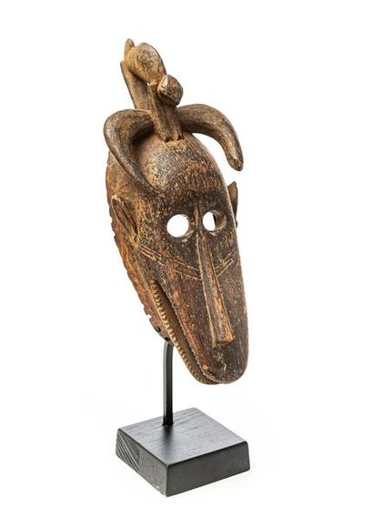 null Mask SENOUFO, Ivory Coast/Mali 
Mask for colonial circles 
H. 35 cm