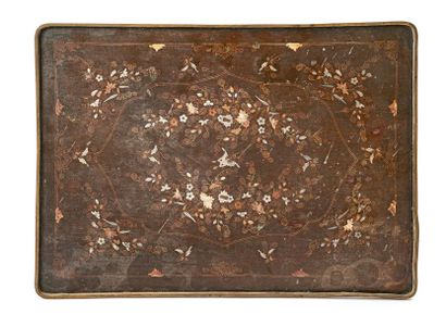 Large inlaid bronze platter
Vietnam, 19th...