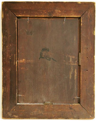null École du XIXe siècle

La loge

Huile sur panneau 

33 x 23,5 cm

Cadre en bois...