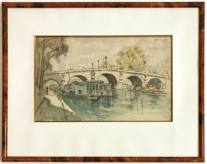 null Pascal Émile TROÏLI (1882-1960)

Péniches au pont Marie

Crayon, aquarelle et...