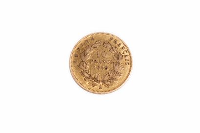 null 10 Francs or Napoléon III 1859

Atelier Paris 

Poids brut : 3,2 g.