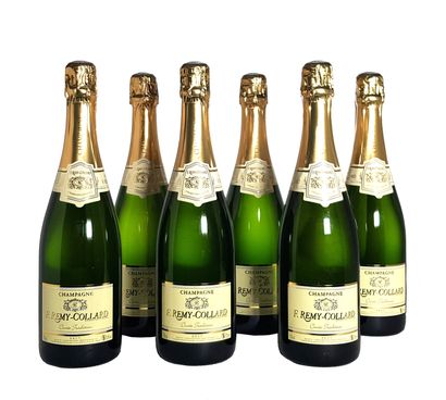 null Six bottles of Champagne Rémy COLLARD Brut Cuvée Tradition

100% Milling



Lot...