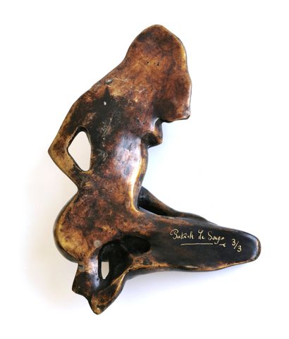 null Patrick LE SAGE (20th century school)

Crouching female nude

Bronze with brown...