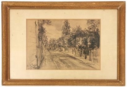 null Henriette KOSMANN-SICHEL (1866-1926)

Street in Chatou

Charcoal on paper signed...