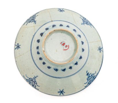 null Bol et plat en porcelaine bleu blanc

CHINE, XIXe siècle

A décor peint en bleu...