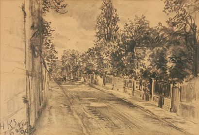 null Henriette KOSMANN-SICHEL (1866-1926)

Rue à Chatou

Fusain sur papier signé...