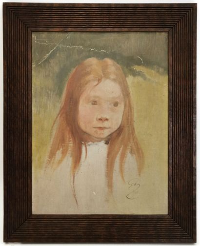 null GÉO (Jean GEOFFROY says) (1853-1924)

Portrait of a young girl

Oil and pencil...