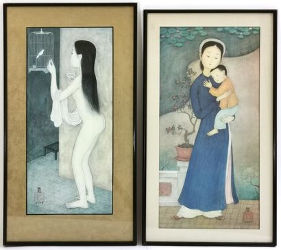 null After MAÏ TRUNG THU (1906-1980) [Vietnamese]

Maternity and Young Bird Woman

Framed...