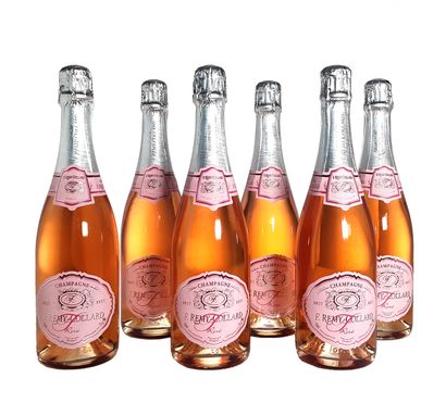 null Six bottles of Champagne Rémy COLLARD Brut Cuvée Rosé

30% Sucker, 20% Pinot...