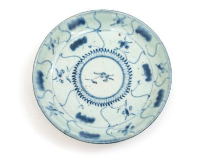 null Bol et plat en porcelaine bleu blanc

CHINE, XIXe siècle

A décor peint en bleu...