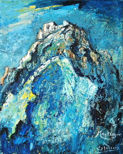 null Joseph ESPALIOUX (1921-1986) [painter from Ariège]

Montségur

Oil on canvas...