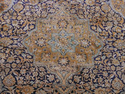 null Thin Silk Ghum Carpet - Iran, Shah's time, circa 1965/70

Dimensions: 253 x...
