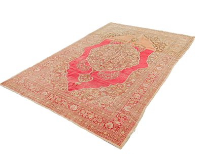 null Large and fine antique Tabriz carpet, Atelier de Maître Djaffer - Persia, late...