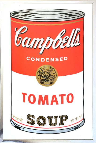 null After Andy WARHOL [American] (1928-1987)

Campbell's Soup

Silkscreen on paper

88...