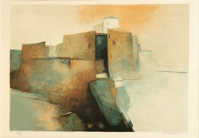 null Claude GAVEAU (born in 1940)

View of a Southern Village

Lithograph in color...