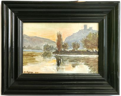 null DELAGRANGE (Early 20th century school)

Edge of a river

Oil on canvas signed...