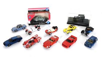 null *SOLIDO

Ensemble de douze véhicules miniatures modèles de course et divers,...