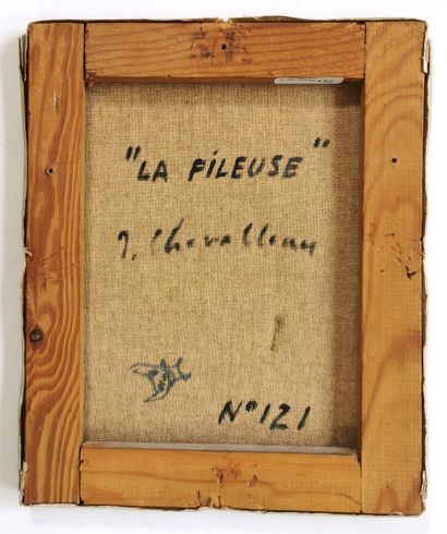 null Jean CHEVOLLEAU (1924-1996)

La fileuse

Huile sur toile signée, contresignée,...