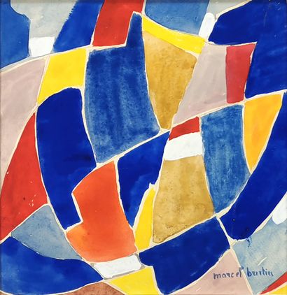 null Marcel BURTIN (1902-1979)

Composition

Gouache on paper signed

18 x 17,5 cm...