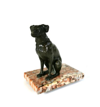 null 20th century school

Seated dog

Bronze with brown patina on a marble base

H....