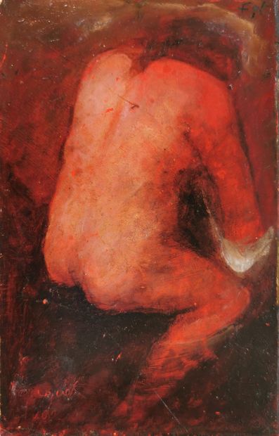 null Armand FOUQUET (1904-?), attribué à

Étude de nu à la toilette

Huile sur carton...