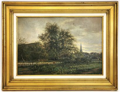 null School of the 19th century

The Orchard

Oil on canvas

38 x 55 cm

Framed,...