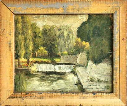 null P. FALOT (20th century school)

The Seine at Veneux-Les-Sablons

Oil on isorel...