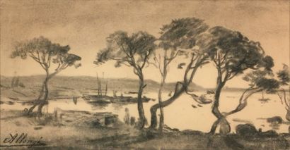 null Auguste ALLONGÉ (1833-1898)

Mediterranean Sea

Charcoal on paper with signature...