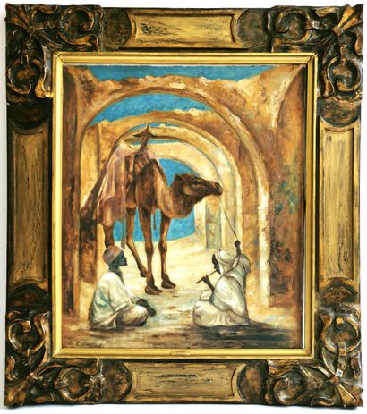 null Gaston CORSELIS (died in 1941)

The dromedary

Oil on canvas signed

65 x 54...